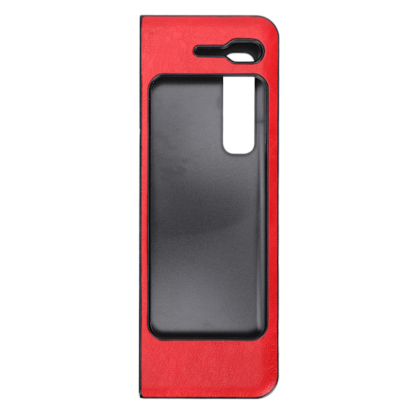 Matkapuhelimen nahkainen suojakotelo naarmuuntumatonta suojaa varten Samsung Galaxy Z Fold 1 W20:lle (punainen)