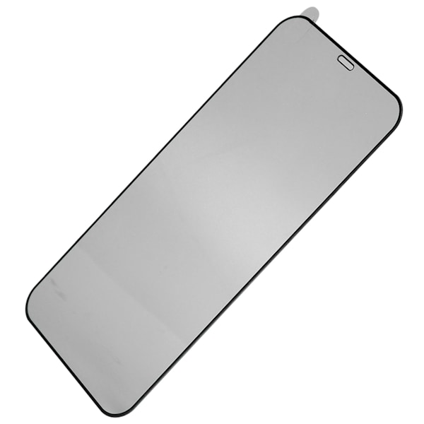 Hærdet glas skærmbeskytter til iPhone 12 Pro Max - Fuld skærm - Høj definition - Sort