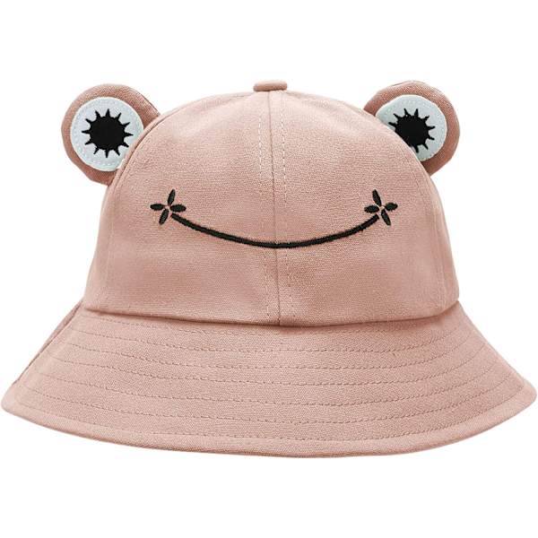 Grodhatt Hink Solhatt för Kvinnor Grod Hinkhatt Sommar Rosa