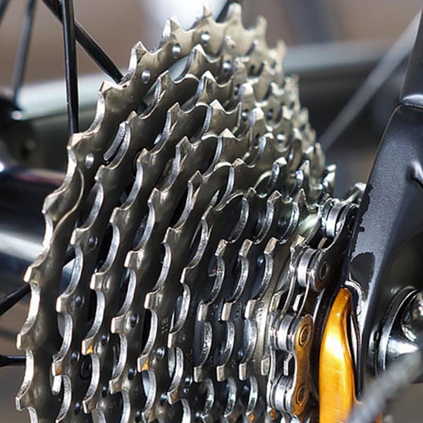 Högpresterande cykelkassett frihjul för elcykel, 7 växlar 32T kompatibel med MTB bakväxel, superlätt stålmaterial, smidig växel