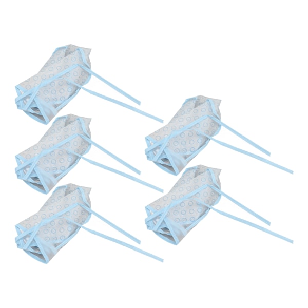 5PCS Hårhätta för slingor Engångsfärgning Frisör Frostning Färghätta med plasthake för frisörsalong