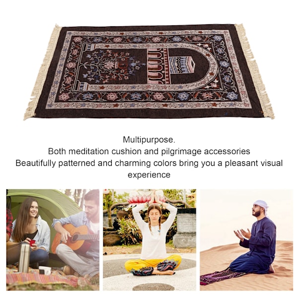 Islamisk muslimsk bönematta etnisk stil fashionabel bönematta Ramadan present bönematta för män kvinnor