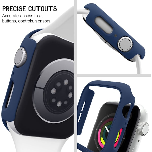 4 kpl yhteensopivaa Apple Watch -kuorta 44 mm sarjaan 6 5 4 Se, H