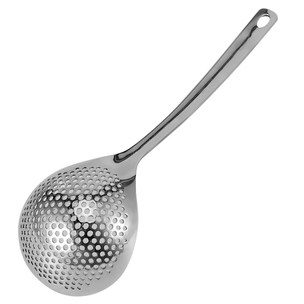 KitchenCollectionPerforatedTools, MultiSize Spider Silset för Bekväm Silning och Fritering, 2 st Rostfria Sked med Hål