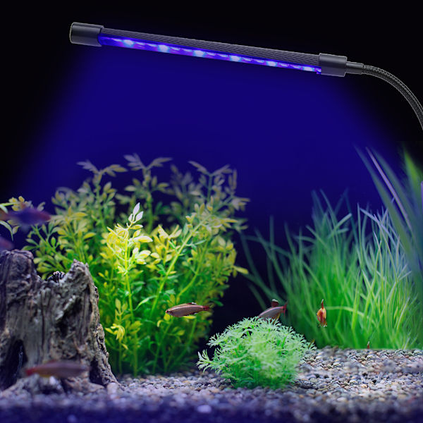 7W LED Akvarielys Akvarium Vandplanter Dæmpbar Gro L