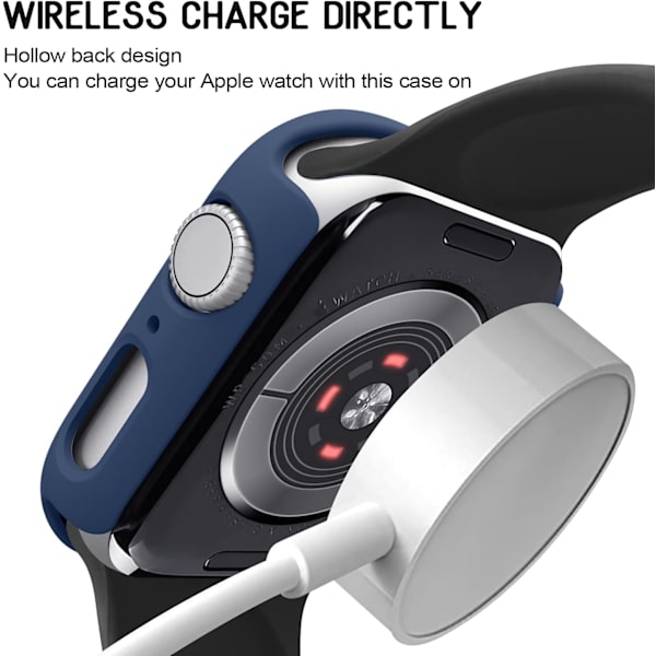 4 kpl yhteensopivaa Apple Watch -kuorta 44 mm sarjaan 6 5 4 Se, H