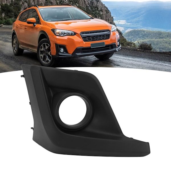 Musta oikea etusumuvalon kehyksen koriste 57731FL082 sumuvalon peite Subaru Crosstrek 2018‑2020