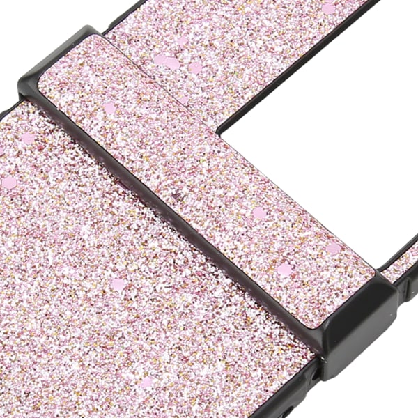 Flippfodral för mobiltelefon, slitstarkt, perfekt passform, glitterdesign, lätt att rengöra, för Oppo Find N2 Flip