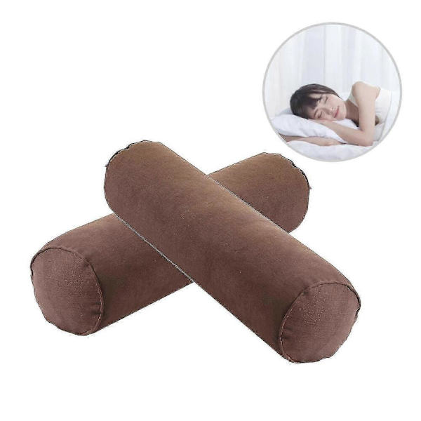 GETIT Memory Foam Cervicalkudde Kompatibel med Nacksmärtlindring Rund Nackstöd Sovkudde