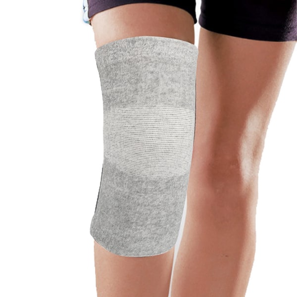 Sport Bambus Kullfiber Elastisk Kneecap Komfortabel Kneepad Beskyttende Utstyr Gratis Størrelse