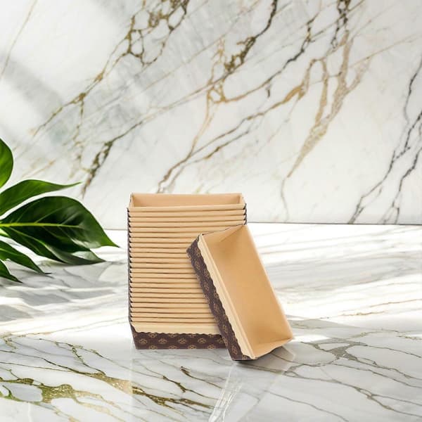 GETIT Kaffe Bakepapir Brødformer Kompatibel med Bakepapir Kake 25 Stk