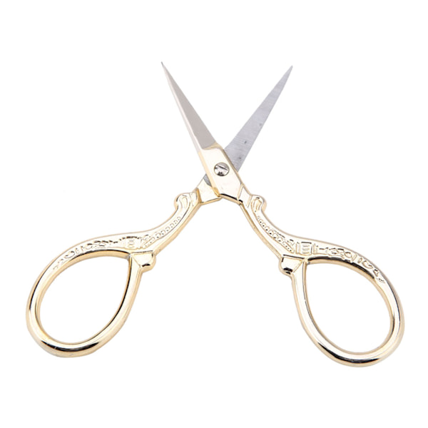 DIY Korssting Antik Saks Klesheng Broderiverktøy Liten Saks (gull)