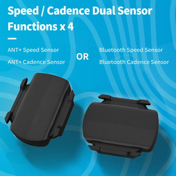 Innovativ Cykelsensor, Förbättrad Med Dubbelbandsteknik För Ökad Bluetooth Ant-Anslutning, Optimal För Landsvägscykel- Och Spinningcykelträning