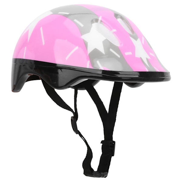 Børnerulleskøjteløbehjelm Justerbar Børneskateboard Sportsbeskyttelse (Pink)