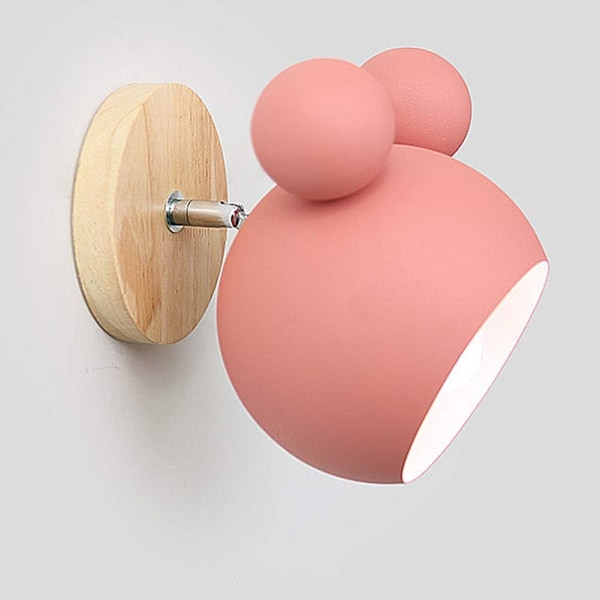 Vägglampor i retrostil, kreativ design barnvägglampa med högkvalitativa material och energieffektiv, idealisk för unikt designat prinsessrum
