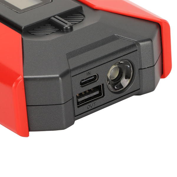 Bilstart 1500A 12000mAh USB Snabbladdning 3 LED-ljuslägen Vattentät Bilstart med LCD-display