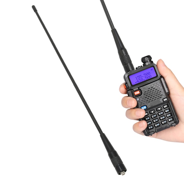 RHD771 SMAF Walkie Talkie-antenn 144/430Mhz Passar för Kenwood för Baofeng UV5R 888S UV82