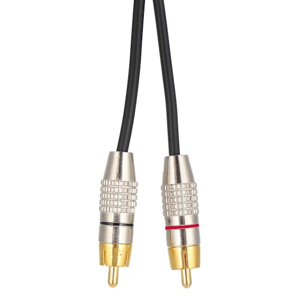 Audio Splitter 1 XLR Hunkon stik til 2 RCA Hanstik stik Kabel til hjemmebiograf og professionelt lydudstyr Hunkon stik 0,5 m