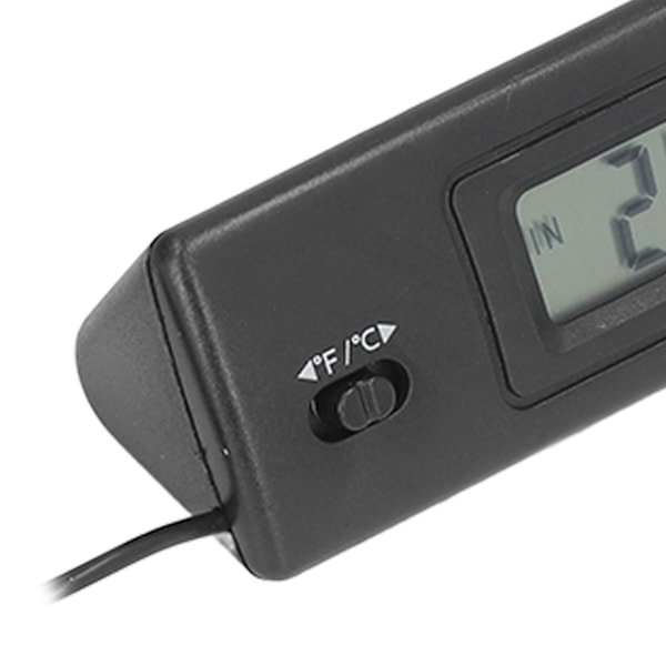 Multifunktionell digital termometer för kylskåp, hög noggrannhet temperaturavkänning vattentät sond Celsius Fahrenheit-konvertering, stor