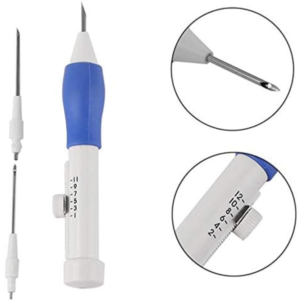 Broderistarterkit komplett set, stansnålset magisk broderi