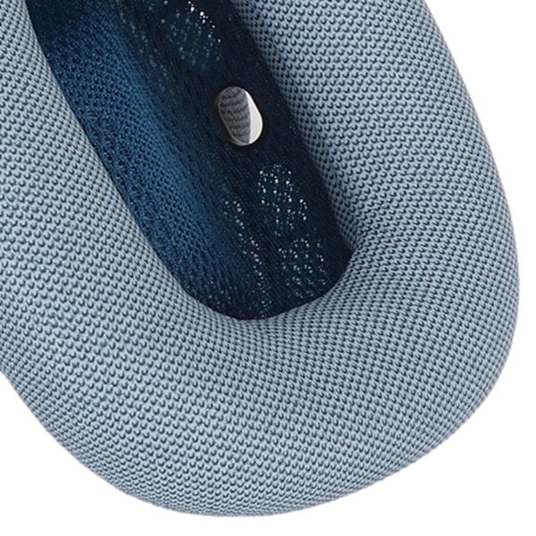 Ersättningsöronkuddar Proteinläder Memory Foam Mjuka Andningsbara Hörlursöronkuddar för IOS Earbuds MAX Blå