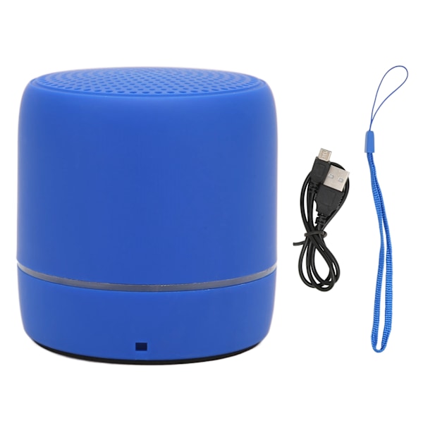 Bluetooth 5.0 Mini-kaiutin, selkeä stereo, rikas basso, kannettava langaton kaiutin ulkokäyttöön, sininen