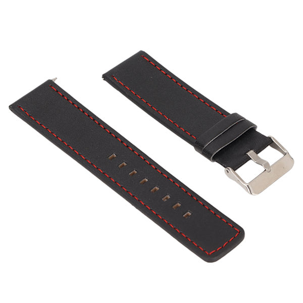 Läderklockarmband Kompatibelt med Realme Watch 2 Pro 22mm Smartwatch Läderklockarmband Rem
