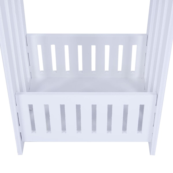 Moderne og stilig sidebord, salongbord, sofabord og magasinholder for hjemmet (34*26*40cm)