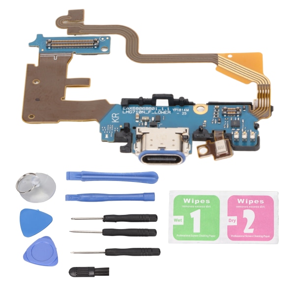 USB-ladingport Dock-kontaktkort Flex-kabel erstatning for LG G7 ThinQ koreansk versjon