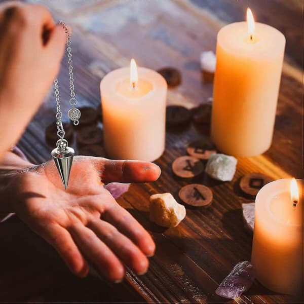 4 st Koppar Metall Pendel Pendel Pendel Pendel Meditationsset