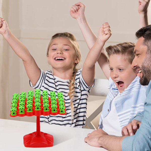 Interaktivt brädspel: Pedagogisk leksak för förskolan, klassiskt Hungry Frog-spel, present för alla åldrar