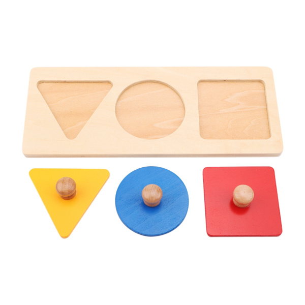 Baby Toddler Hand Grabbing Puzzles Geometrisk Leksak Tidig Barndom