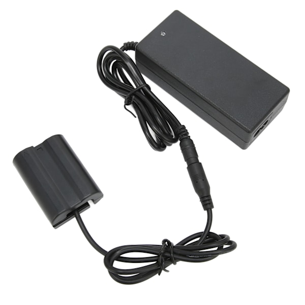 EL15 DC-koppling Dummy-batteri DC-koppling Nätadapter Kit för Nikon D7000 D7200 D7500 D500 D610 D750 100-240V