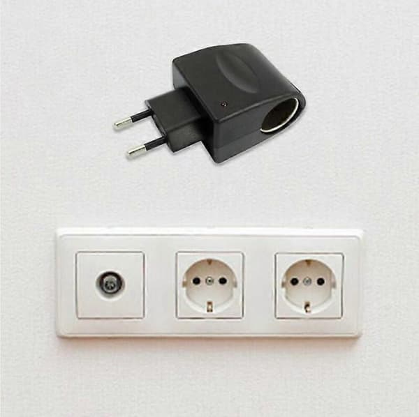 GETIT Bil Cigarettænder Adapter Bil Cigarettænder Stik Oplader Adapter EU, 220V til 12V, 6w