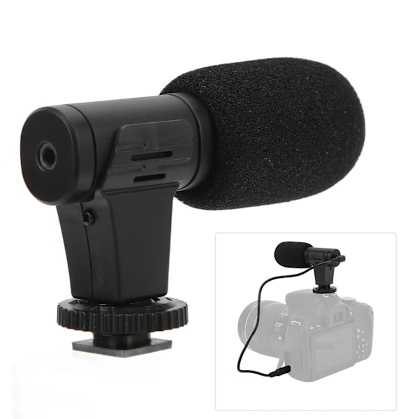 MIC 06 Mikrofon Mobiltelefon Mini Mikrofon 3,5 mm for Live Konferanse Video Vlog