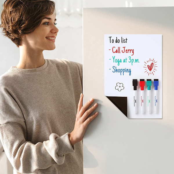Magnetisk torr raderbar whiteboard, magnetisk tavla ark, magnetisk