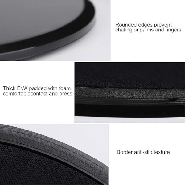 Ergonomisk Portabel Fitness Core Slider, Slitstark Glidskiva för Effektiva Träningspass, Bekväm Halkfri Dubbelsidig Design
