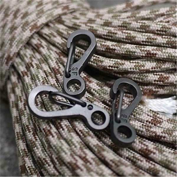5/10 st/förpackning Mini-karbinhakar i zinklegering, fjäderbelastade ryggsäckslås, EDC-nyckelring, karbinhake för vandring, klättring, camping, flaskhakar