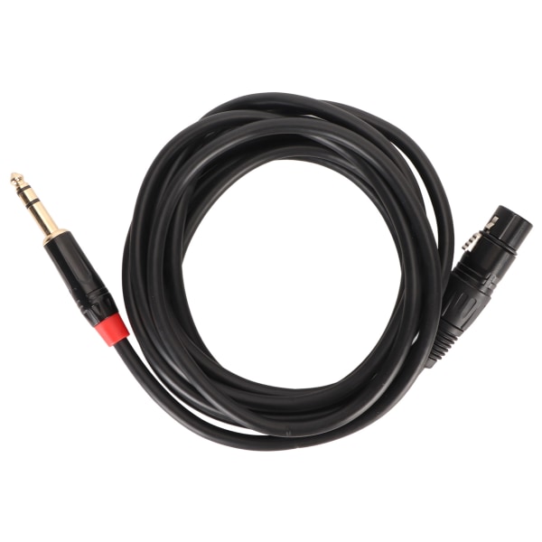 XLR-naaras-liitäntä 1/4 tuuman (6,35 mm) liitäntään - Ammattimainen Plug and Play - 20 AWG OFC-ydinmikrofoni kaapeli 3 metriä