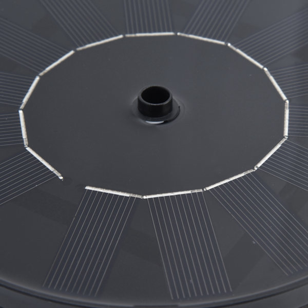 Lotus Solcellsfontän Vattenpump Flytande Mini Solcellsfontän för Fågelbad Trädgårdsdamm Pool Utomhus1