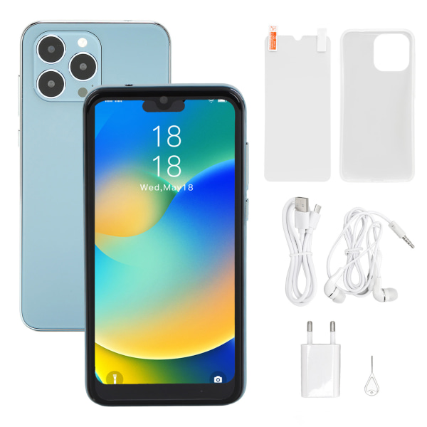 6,1 tuuman matkapuhelin 8 ydintä 3G 2G ja 32G 4000mAh akku 8MP ja 5MP Android 10.1 -puhelimeen 100-240V viihteeseen