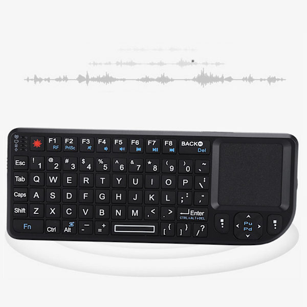 2,4 GHz trådløs touchpad/genopladelig ultra mini tynd USB-baggrundsbelyst tastatur til PS3/4, til XBOX 360