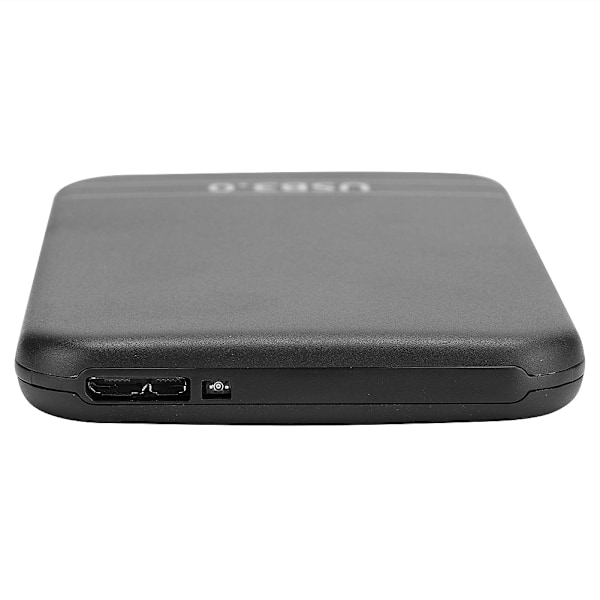 2,5 tommers harddiskveske bærbar ultra tynn SSD-kabinett med USB 3.0-grensesnitt for bærbar stasjon (svart)