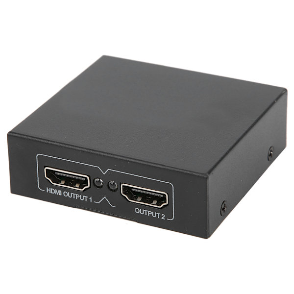 HDMI-jakaja, teräväpiirtovideokytkentä, 1 sisään 2 ulos, 100-240 V, liitä äänen vastaanotto