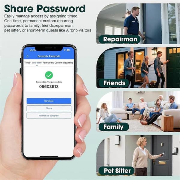 Smart nøgleboks Elektronisk Bluetooth-nøgleboks med APP-kontrol
