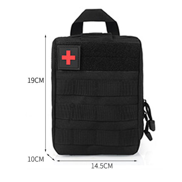 Första hjälpen kit väska taktisk nödväska medicinsk väska rese första hjälpen kit räddningsväska utomhus camping bärbar （Innehåller inte något medicinskt material）