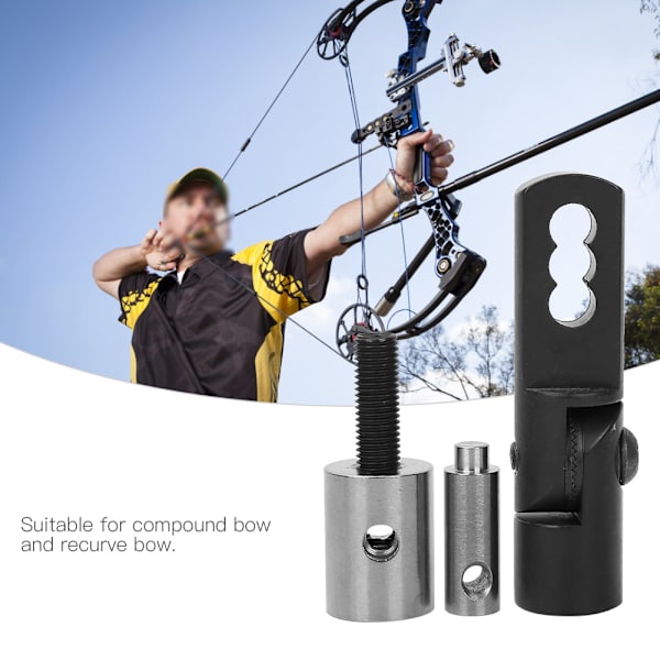 Compound Recurve Bow Enkelt Side Multiangle Justerbar V Bar Stabilisator til Bueskydning