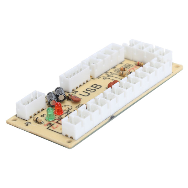 Arcade-peli DIY -sarjat Joystick-lisävarusteet USB-enkooderilevyadapterilla PC-peliinMusta