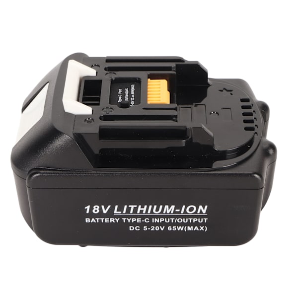 18V litiumbatteri flamskyddsmedel 4000mah 65W litiumjonbatteri med typ C-gränssnitt för BCF201 BCF201Z BCL180
