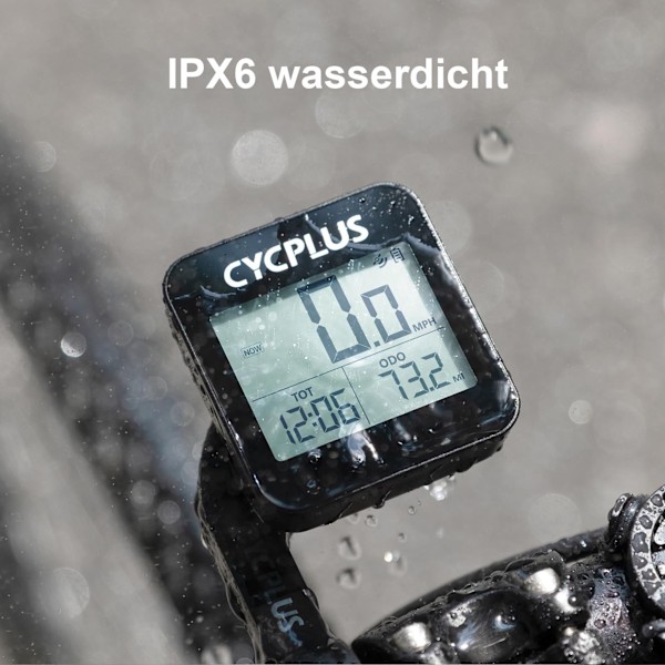 Cykelcomputer för entusiaster, avancerad GPS-cykelcomputer med högprecisionsspårning och robust vattentålighet